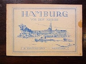 Seller image for Hamburg vor dem Kriege 14 Plastoreoskop-Raumbilder for sale by Rudi Euchler Buchhandlung & Antiquariat