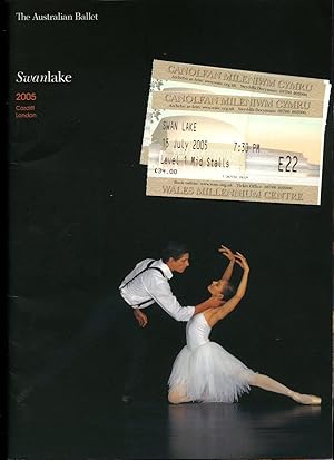 Seller image for Swan Lake: Souvenir Ballet Programme Performed by The Australian Ballet at Wales Millennium Centre + Tickets for sale by Little Stour Books PBFA Member