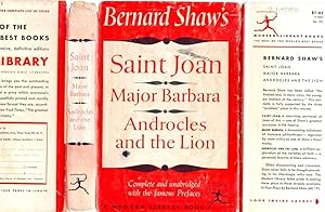 Bernard Shaw's Saint Joan, Major Barbara and Androcles and the Lion