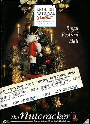 Imagen del vendedor de The Nutcracker: Souvenir Ballet Programme Performed by The English National Ballet at The Royal Festival Hall, London + Tickets + Typed Flyer a la venta por Little Stour Books PBFA Member