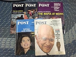 5 Issues of The Saturday Evening Post from 1967