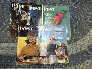 5 Issues of The Saturday Evening Post from 1967