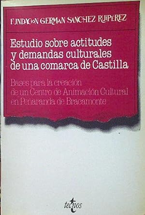 Imagen del vendedor de Estudio sobre actitudes y demandas culturales de una comarca de Castilla a la venta por Almacen de los Libros Olvidados