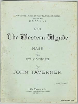 Seller image for The Western Wynde: Mass For Four Voices for sale by Hall of Books