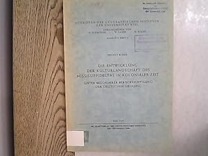 Image du vendeur pour Die Entwicklung der Kulturlandschaft des Mississippideltas in kolonialer Zeit unter besonderer Bercksichtigung der deutschen Siedlung. Schriften des Geographischen Instituts der Universitt Kiel ; Bd. 16, Heft 3. mis en vente par Antiquariat Bookfarm