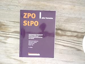 Imagen del vendedor de ZPO/StPO plus Verweise. Schweizerisches Prozessrecht inklusive SchKG und Verwaltungsverfahrensrecht des Bundes. a la venta por Antiquariat Bookfarm