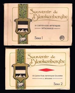 Seller image for Souvenir de Blankenberghe, Belgium: Two different Souvenir Folders of Postcard Views. for sale by Antiquarius Booksellers