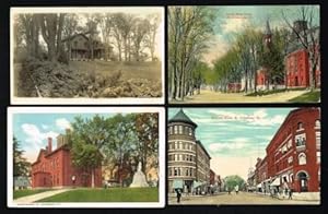 St. Johnsbury, Vermont; Lot of Four Antique Postcards C1910-20