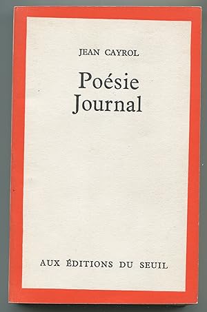 Image du vendeur pour Posie - Journal mis en vente par LibrairieLaLettre2