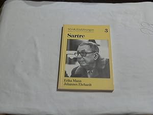 Bild des Verkufers fr Sartre. ; Johannes Ehrhardt / SOAK-Einfhrungen ; 3 zum Verkauf von Versandhandel Rosemarie Wassmann