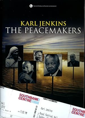 Seller image for The Peacemakers: Souvenir Concert Programme Performed at Royal Festival Hall, London with Royal Philharmonic Concert Orchestra + Tickets for sale by Little Stour Books PBFA Member