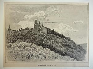 Orig. Holzstich - Blankenstein an der Ruhr.