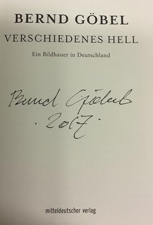 Bild des Verkufers fr Verschiedenes Hell. Ein Bildhauer in Deutschland. zum Verkauf von Bhrnheims Literatursalon GmbH