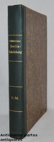 Veröffentlichungen der Universitätssternwarte zu Berlin-Babelsberg. Band XII - Heft 1-6.