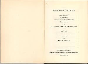 Der Geächtete, 1834-1836, Band I und II.,Zeitschrift in Verbindung mit mehreren deutschen Volksfr...