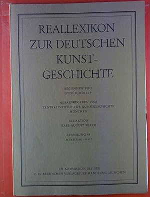 Seller image for Reallexikon zur deutschen Kunstgeschichte. Lieferung 89: Feuerstahl - Fiale. for sale by biblion2