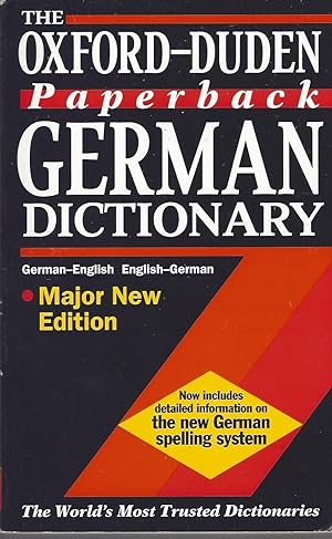 Oxford Paperback German Dictionary German-English, English-German = Deutsch-Englisch, Englisch-De...