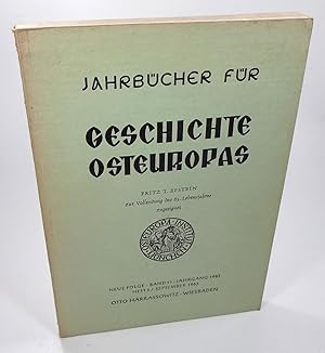 Image du vendeur pour Jahrbcher fr Geschichte Osteuropas. Fritz T. Epstein zur Vollendung des 65. Lebensjahres zugeeignet. Neue Folge - Band 11 - Jahrgang 1963. Heft 3 / September 1963. mis en vente par Brbel Hoffmann