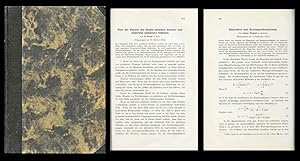 Imagen del vendedor de Uber die Theorie des Stosses zwischen Atomen und elektrisch geladenen Teilchen (Fermi, pp. 315-327) WITH Dispersion und Korrespondenzprinzip [Wentzel, pp. 306-310) in Zeitschrift fr Physik 29, 1924 a la venta por Atticus Rare Books