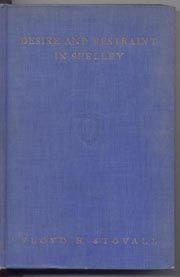 Seller image for Desire and Restraint in Shelley for sale by Cat's Cradle Books