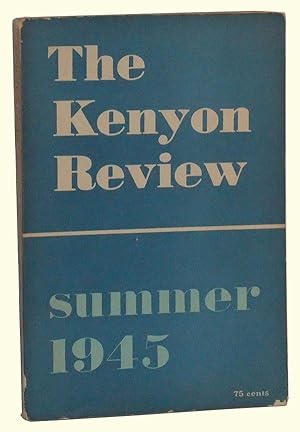 Seller image for The Kenyon Review, Vol. VII, No. 3 (Summer, 1945) for sale by Cat's Cradle Books