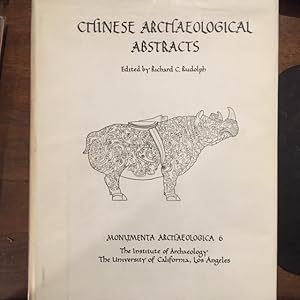 Seller image for Chinese Archaeological Abstracts Volume 6 for sale by The Battery Books & Music