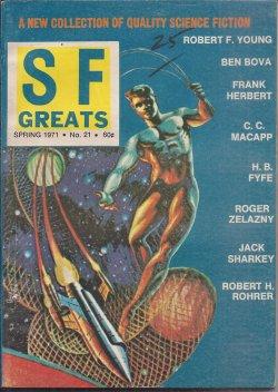 Bild des Verkufers fr S. F. ( SF or Science Fiction ) GREATS: No. 21, Spring 1971 zum Verkauf von Books from the Crypt