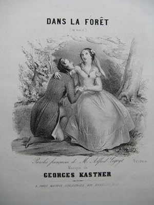 Image du vendeur pour KASTNER Georges Dans la Fort Chant Piano 1840 mis en vente par partitions-anciennes