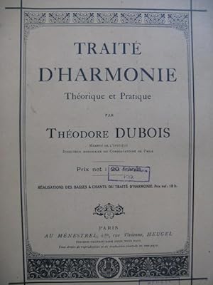 DUBOIS Théodore Traité d'Harmonie Théorique et Pratique 1943