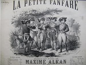 Imagen del vendedor de ALKAN Maxime La Petite Fanfare Quadrille Piano 1868 a la venta por partitions-anciennes