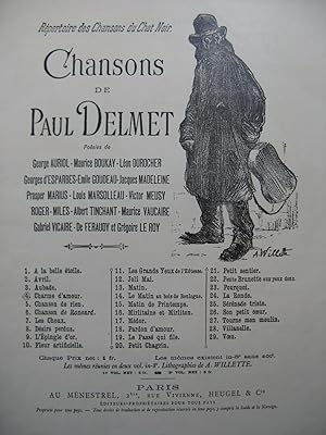 Seller image for DELMET Paul Charme d'Amour Chant Piano 1898 for sale by partitions-anciennes