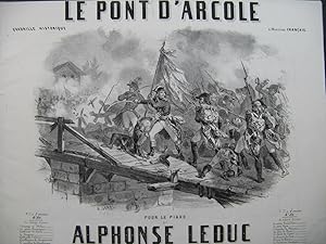 Seller image for LEDUC Alphonse Le Pont d'Arcole Piano ca1850 for sale by partitions-anciennes