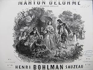 BOHLMAN SAUZEAU Henri Marion Delorme Piano ca1850