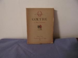 Immagine del venditore per A la gloire de goethe venduto da arobase livres