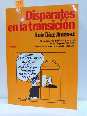 Bild des Verkufers fr DISPARATES EN LA TRANSICIN zum Verkauf von Librera Circus