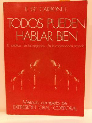 Seller image for TODOS PUEDEN HABLAR BIEN for sale by Librera Circus