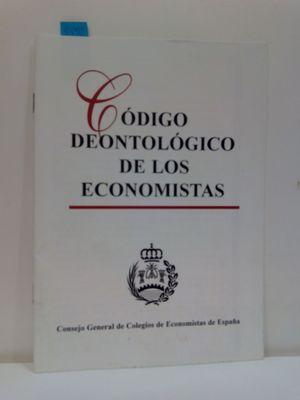 CÓDIGO DEONTOLÓGICO DE LOS ECONOMISTAS