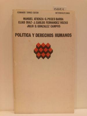 Seller image for POLITICA Y DERECHOS HUMANOS for sale by Librera Circus