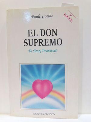 Image du vendeur pour EL DON SUPREMO DE HENRY DRUMMOND mis en vente par Librera Circus