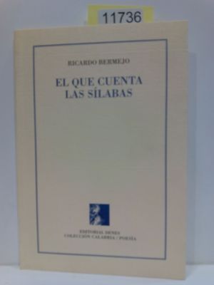 Imagen del vendedor de EL QUE CUENTA LAS SILABAS a la venta por Librera Circus