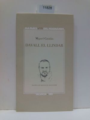 Imagen del vendedor de DAVALL EL LLINDAR (ELS PLECS DEL MAGNNIM, NMERO 75) a la venta por Librera Circus