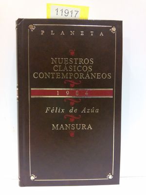 Imagen del vendedor de MANSURA (NUESTROS CLSICOS CONTEMPORNEOS) a la venta por Librera Circus