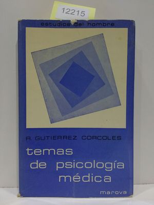 Image du vendeur pour TEMAS DE PSICOLOGA MDICA mis en vente par Librera Circus