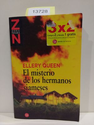 Imagen del vendedor de EL MISTERIO DE LOS HERMANOS SIAMESES.COLECCIN ZONA NEGRA a la venta por Librera Circus