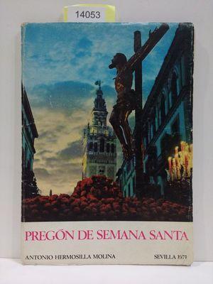 Image du vendeur pour PREGN DE SEMANA SANTA mis en vente par Librera Circus