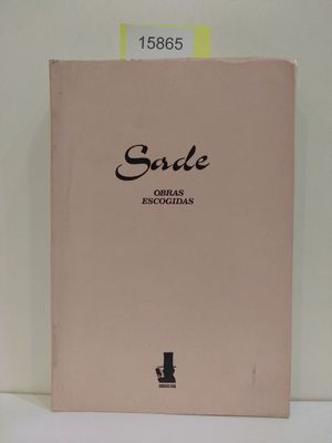 Imagen del vendedor de SADE: OBRAS a la venta por Librería Circus