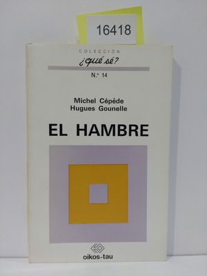 Seller image for EL HAMBRE for sale by Librera Circus