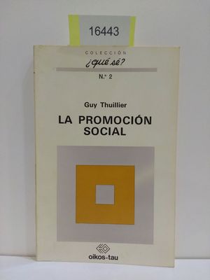 Image du vendeur pour LA PROMOCIN SOCIAL mis en vente par Librera Circus