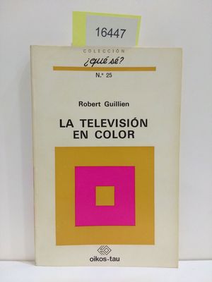 Imagen del vendedor de LA TELEVISIN EN COLOR a la venta por Librera Circus