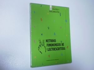 Imagen del vendedor de METODOS FONOMIMICOS DE LECTOESCRITURA a la venta por Librera Circus